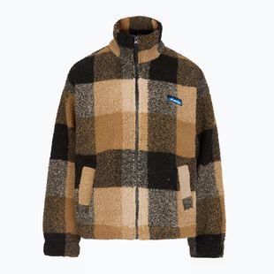 Női polár pulóver KAVU Loven hilltop plaid