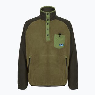 Férfi polár pulóver KAVU Teannaway evergreen