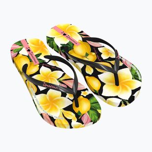 Női flip-flop papucsok Ipanema Arte black/yellow/pink