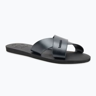 Női flip-flopok Havaianas Aqua Metallic fekete
