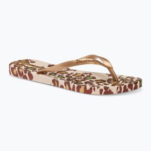 Női flip-flop papucs Ipanema Animale Print III beige/gold