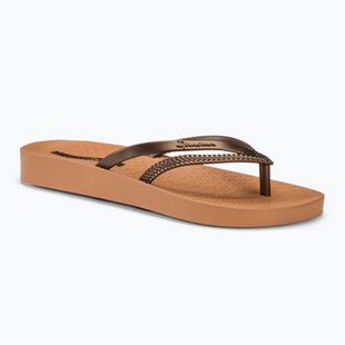 Női flip-flop papucs Ipanema Bossa Soft V brown/bronze