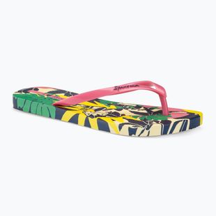 Női flip-flop papucs Ipanema Graffiti III yellow/pink
