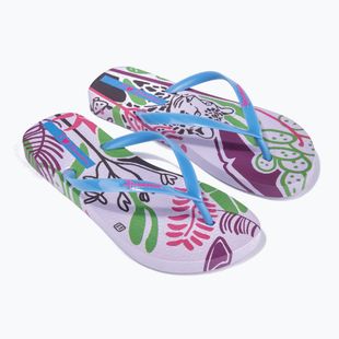 Női flip-flop papucs Ipanema Graffiti III lilac/blue