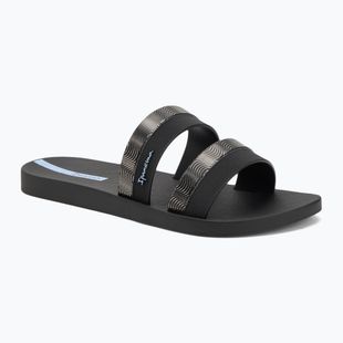 Női Ipanema Mesh Slide fekete/kék flip-flopok