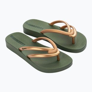 Női Ipanema Comfy zöld/arany flip flopok