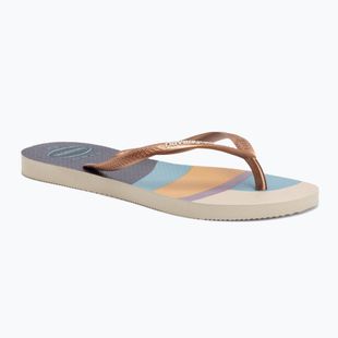 Női Havaianas Slim Palette Glow flip flop bézs színű