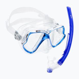 Mares Zephir búvárszett maszk + snorkel kék/színtelen 411769