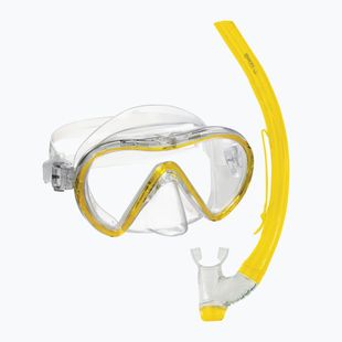 Snorkeling készlet Mares Combo Stream yellow/clear