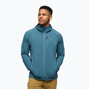 Férfi trekking pulóver Black Diamond Coefficient Storm Hoody creek blue