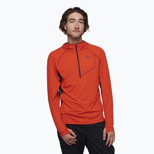 Férfi trekking pulóver Black Diamond Alpenglow Pro Hoody acetát