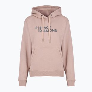 Női Black Diamond Mini Stacked Po Hoody halványlila melegítőfelső