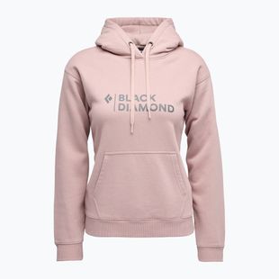 Női Black Diamond Mini Stacked Po Hoody halványlila melegítőfelső