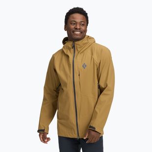 Férfi Black Diamond Highline Stretch Shell lenvászon esőkabát
