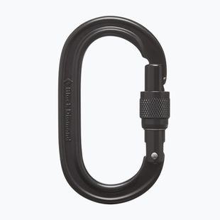 Karabély Black Diamond Oval Keylock SCRWGT black