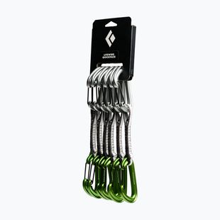 Szett mászó expresszekből Black Diamond Litewire Quickpack Set 6 pcs. 12 cm envy green