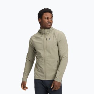 Férfi trekking pulóver Black Diamond Coefficient Storm Hoody pine smoke