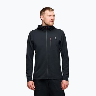 Férfi pulóver Black Diamond Diverge Full Zip Hoody black