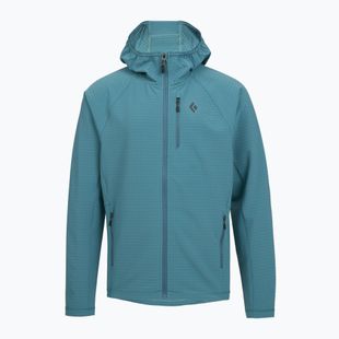 Férfi pulóver Black Diamond Coefficient Storm Full Zip Hoody creek blue