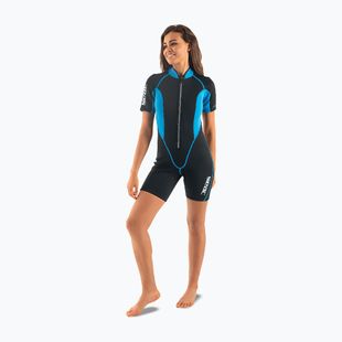 Női úszóruha SEAC Shorty Ciao 2,5 mm black/blue