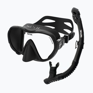 Snorkeling készlet SEAC X-Frame Combo black