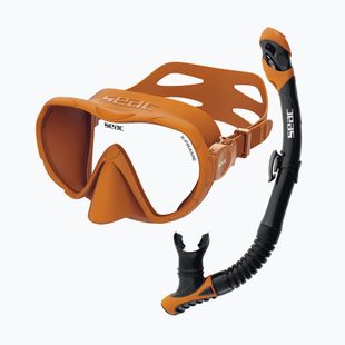 Snorkeling készlet SEAC X-Frame Combo orange