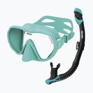 Snorkeling készlet SEAC X-Frame Combo tiffany