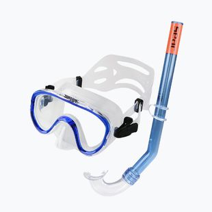 Gyerek snorkeling készlet SEAC Marina Bis Set blue