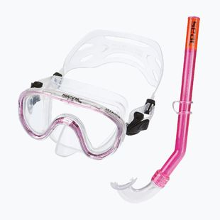 Gyerek snorkeling készlet SEAC Marina Bis Set pink