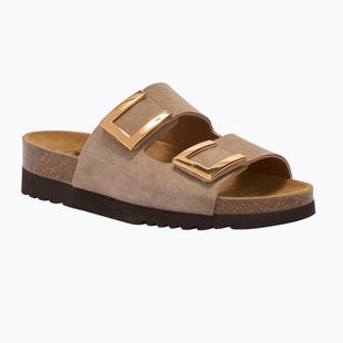 Női papucs Scholl Montery 2 Straps Ad Med bézs