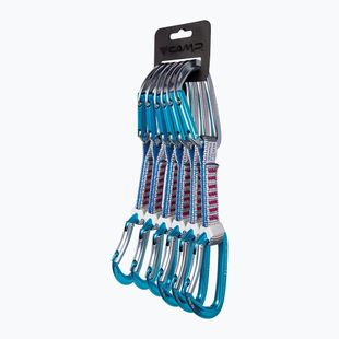 Hegymászó karabinerek CAMP Orbit Express KS 6 pack 12 cm grey/blue/fuchsia