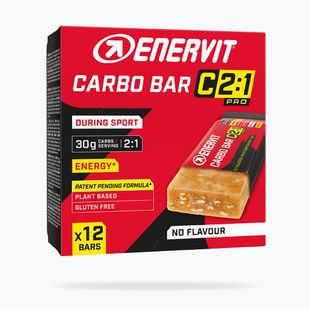 Energia szeletek készlet Enervit C2:1 Carbo Pro 12 pcs x 45 g no flavour
