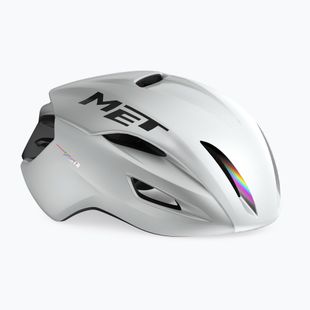 Kerékpáros sisak MET Manta MIPS white holographic glossy