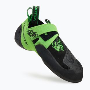La Sportiva Skwama Vegan fekete/villogó zöld férfi mászócipő