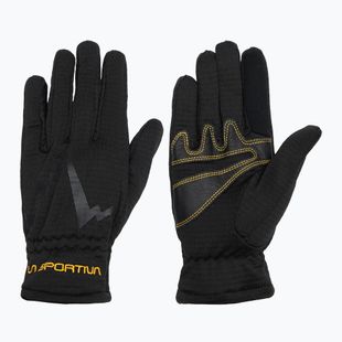 La Sportiva Stretch fekete/sárga trekking kesztyű