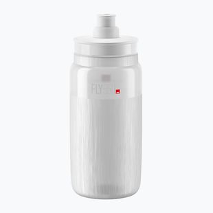 Kerékpáros kulacs Elite FLY Tex 550 ml clear/grey logo