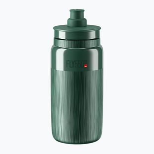 Kerékpáros kulacs Elite FLY Tex 550 ml dark green/grey logo