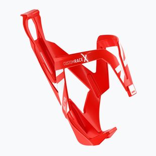 Elite Custom Race X piros/fényes fehér bidon kosár