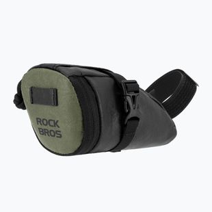 Nyereg alatti kerékpártáska Rockbros 30130092001 Ecological Saddle Bag WP Compact black/green