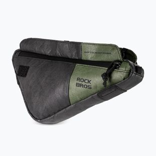Váztáska Rockbros 30180033001 Eco-Friendly 2in1Bike Frame Bag with Shoulder Strap black/green