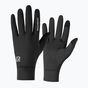 Kerékpáros kesztyűk Rockbros Full-finger S400 black