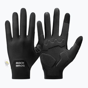 Kerékpáros kesztyűk Rockbros Full-finger S403-1 black