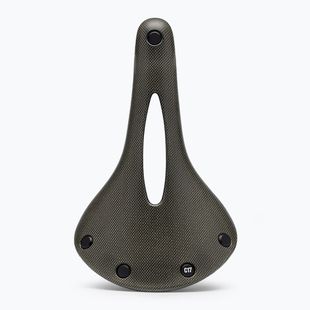 Kerékpár nyereg Brooks England C17 Carved mud green