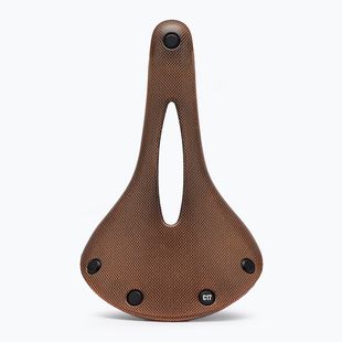 Kerékpár nyereg Brooks England C17 Carved orange