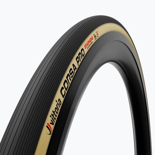 Kerékpár gumiabroncs Vittoria Corsa Pro G2.0 TLR 700 x 28C black/beige