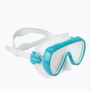 Női búvármaszk Cressi Honey 420 UV white/aquamarine/blue/orange