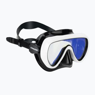 Női búvármaszk Cressi Honey 420 UV black/white/yellow/blue
