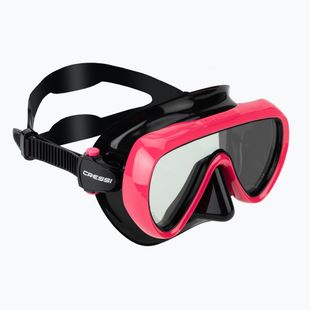 Női búvármaszk Cressi Honey 420 UV black/fuchsia/blue/orange