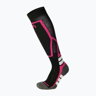 Gyerek sízokni Mico Medium Weight Warm Control Ski nero/fucsia