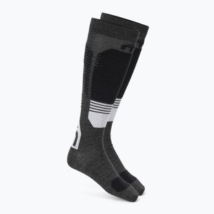 Sí zokni Mico Light Weight Superthermo Natural Merino Ski anthracite melange
